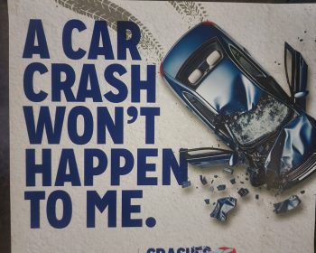 A Car Crash Won't Happen to Me poster from AAA